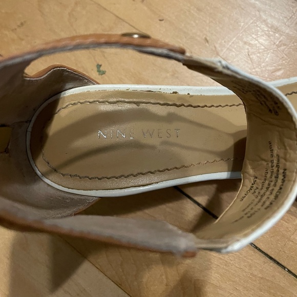 EUC Nine West ankle strap sandals - Picture 5 of 5